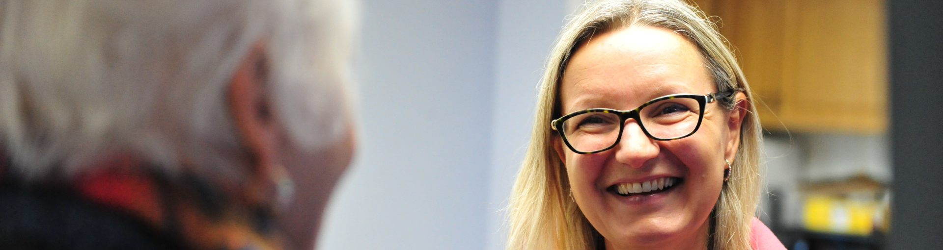 Response CEO Nicola Leavesley laughing and smiling with a colleague